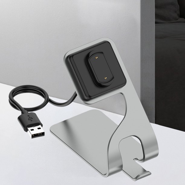 Cargador De Escritorio Base de carga de aleación de aluminio para Amazfit T-Rex Ultra (gris)