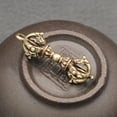 thumbnail image 3 of Farfi Handcraft Pendant Vintage Rust Resistant Brass Solid Religious Pestle Prayer Pendants for Home (Type C), 3 of 13