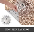 thumbnail image 6 of Pofeuu Leopard Brown Print Flannel Doormats Rug16"x24"Rug Washable Doormats Indoor Outdoor Rugs for Layered Front Door Mats, Porch, Kitchen, Entryway, 6 of 7