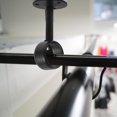 thumbnail image 1 of unbranded 4Ud Soporte Para De Negro Acero Inoxidable Acabado Sofisticado Y Uso, 1 of 8