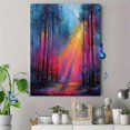 thumbnail image 4 of Winter Village Snow Road Canvas Print, Festive Seasonal Wall Decor for Living Room, Bedroom, Dining Room & Cafe, 4 of 8