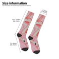 thumbnail image 2 of Naloa Flamingos Thigh High Socks Extra Long Stretchy Sock Women Over Knee High Opaque Stocking Daily Wear, 2 of 6