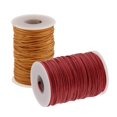 thumbnail image 1 of 2 Piezas 1,2 Mm Cera Encerada Cordón Hilo de Lino DIY Joyería Fabricación de Pulseras 70 Metros Zulema Carrete de hilo encerado, 1 of 5