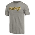 thumbnail image 2 of Men's Gray Pittsburgh Pirates Hometown Collection Script T-Shirt, 2 of 3
