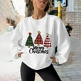 thumbnail image 2 of Womens Casual Christmas Tee Shirts Cropped Sweatshirt With Collar Long Sleeve Button Down Sweaters Fall Tops Stylish Long Sleeve Blouses, 2 of 4