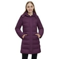 thumbnail image 5 of Wantdo Women's Warm Spring Coat Waterproof Hooded Padded Lightweight Jacket for Travel Dark Purple M, 5 of 9