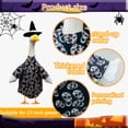 thumbnail image 4 of Halloween Porch Goose Costume for 23In Lawn Goose Statue, Outdoor Patio Yard Halloween Decor, 4 of 7