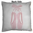 thumbnail image 2 of PKQWTM pink ballet pointe shoes Reversible Mermaid Cushion Cover Home Decor Sequin Pillow Case Size 16x16 inches, 2 of 2