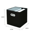 thumbnail image 3 of Drawer Toys Storage Box with Handle Foldable Non-woven Fabric Box for Home Wardrobe Closet, 3 of 8