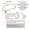 thumbnail image 5 of linnalove Medical id bracelet for Women Gold eliquis alert bracelets, 5 of 6