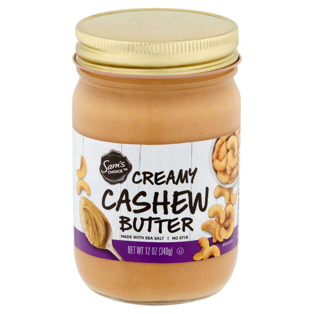 Sam's Choice Creamy Cashew Butter, 12 oz