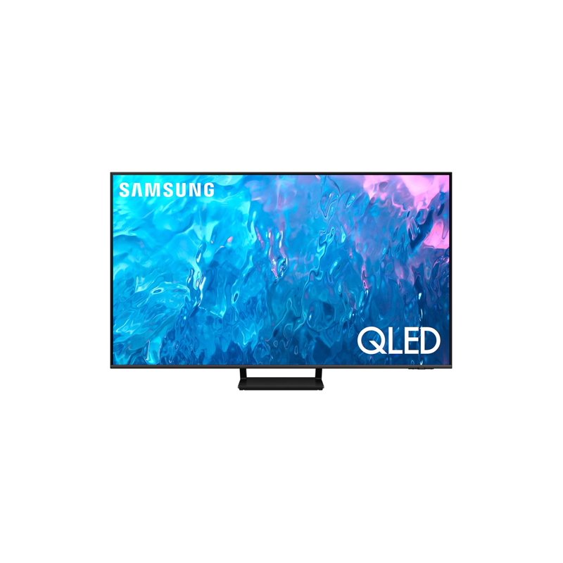 SAMSUNG 85" Class Q70C QLED 4K Smart TV QN85Q70CAFXZA 2023 front and back view