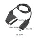 thumbnail image 2 of Cable convertidor negro Adaptador convertidor ligero para HDMI compatible con euroconector, 2 of 6