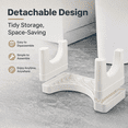thumbnail image 4 of Toilet Stool for Adults, Non-Slip Detachable Bathroom Poop Stool, Upgraded Toilet Feet Stool for Adults and Family Use, Strong Load-Bearing Design, White, 6.7 in H x 15.3 in W, 4 of 7