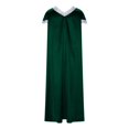 thumbnail image 5 of CAIXIA Long Robes For Women Floor Length Elegant Women's Satin Sleepwear Long Loose Fit Nightgown V-Neck Short Sleeve Lace Trim Home Dress, 5 of 6