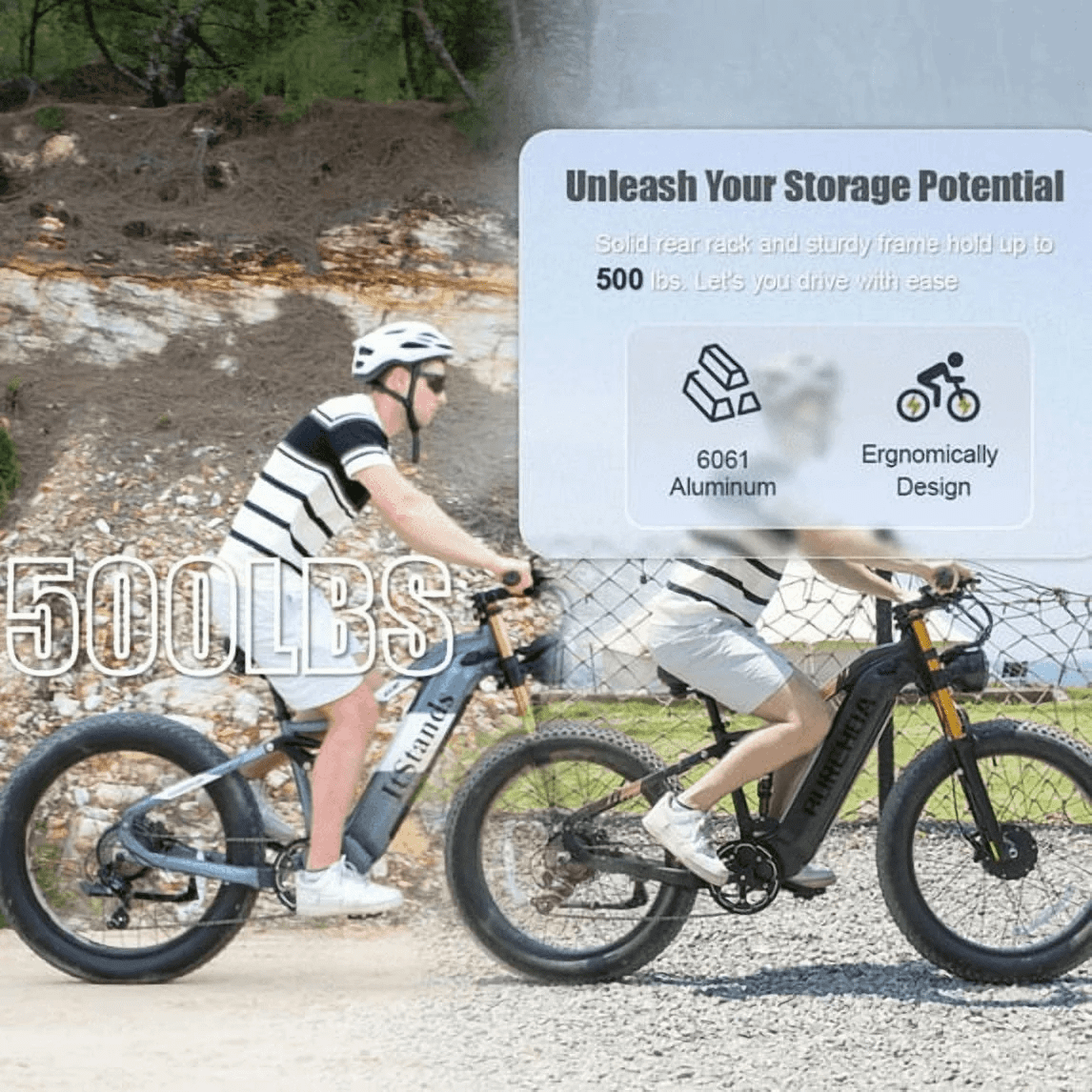 Dual Motors AWD 3000W Electric Bike for Adult 26'', UL2849 48V 30AH Removable Battery E-mountain bike 4.0 Fat Tire up to 35MPH&120Miles Long Range Off-road Ebike Beach Dual Hydraulic&Brakes E-Bicycle