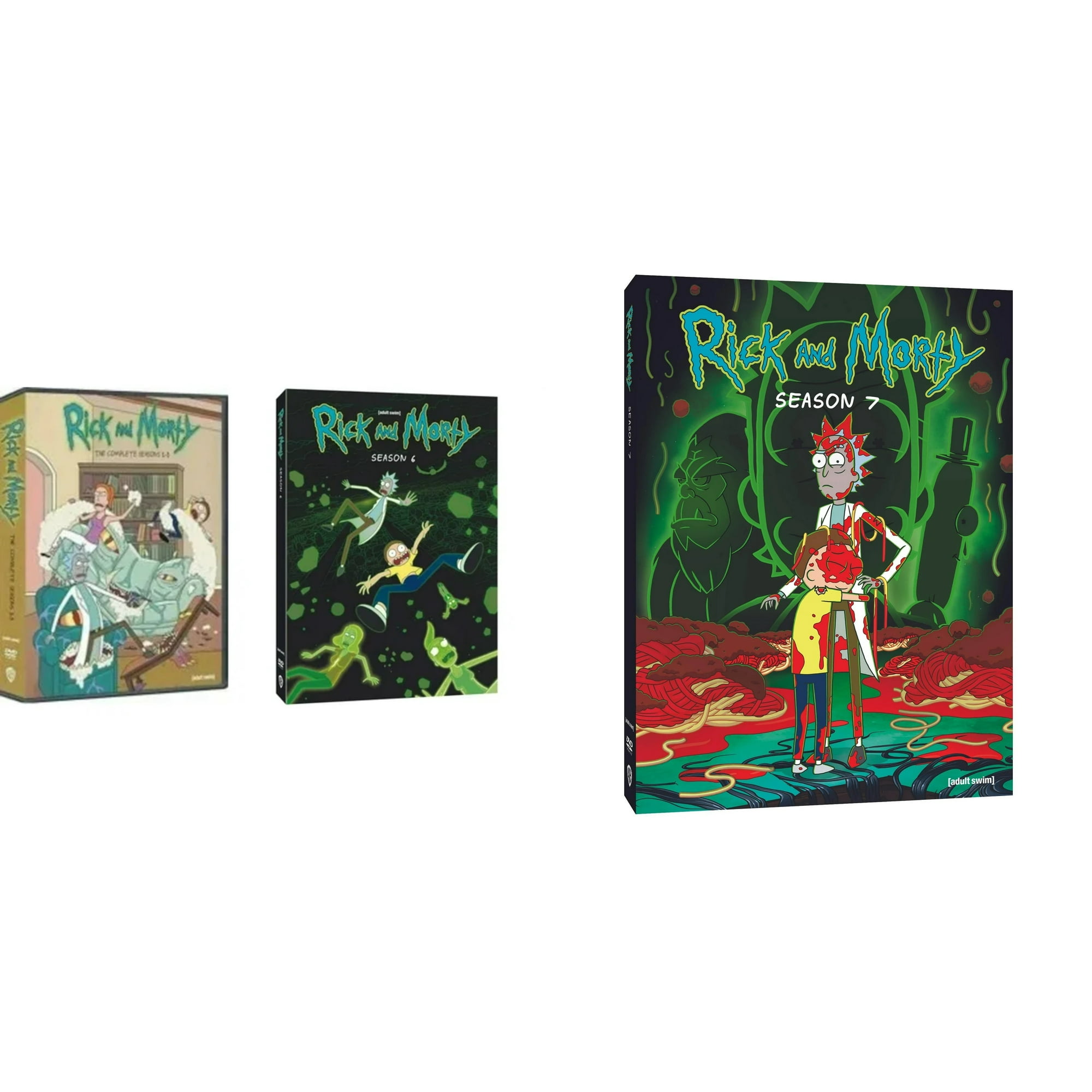 Rick Morty Complete Series Season 1-7 (DVD) English Only