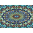 thumbnail image 1 of Ahgly Company Machine Washable Indoor Rectangle Transitional Mint Green Area Rugs, 8' x 10', 1 of 7