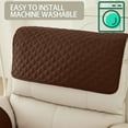thumbnail image 6 of Armrest Covers for Sofa Recliner Chair Covers Chair Couch Arm Covers Protector Furniture Protector Slip Side Storage Pocket Rainproof Dirt Resistive and Scratch Resistive, 6 of 6