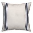 thumbnail image 2 of Creative Products Blue Farmhouse Stripe Monogram - C 18x18 Spun Poly Pillow, 2 of 3