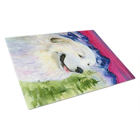 

Carolines Treasures SS8473LCB Great Pyrenees Glass Cutting Board Large 12H x 16W multicolor