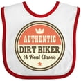 thumbnail image 3 of Inktastic Dirt Biker Vintage Classic Boys or Girls Baby Bib, 3 of 4