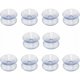 thumbnail image 1 of Ventosas de doble cara compatibles con tableros de cristal, juego de 10 ventosas sin gancho Triomphe para espejo de cristal antideslizante de doble cara multifuncional de 20 mm, 1 of 5