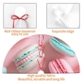 thumbnail image 4 of Sikiie Pastel Macarons Delight 30-48 inches {designName} Print Christmas Tree Skirt Snowman Xmas Tree Skirt with Edge Christmas Decorations for Holiday Party-48", 4 of 7