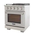 thumbnail image 6 of Professional 30-in Propane Gas Range in Stainless Steel with True Simmer Burners, 6 of 15