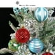 thumbnail image 2 of Inteprter Decoración festiva del árbol de Navidad, conjunto de adornos colgantes y patrones moteados. Bolas de árbol de Navidad Kits de decoración para fiestas Versión verde, 2 of 6