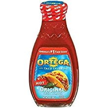 Ortega Taco Sauce Original Thick & Smooth Hot 8 Oz. Pack Of
