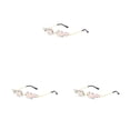 thumbnail image 4 of Vogacara Sun Glass Chic Práctico Diseño Único Hermoso Sin Montura Fiesta de Baile Multifuncional Peso Ligero para Mujer Rosa Type1 NO1 Vogacara CBP301646, 4 of 6