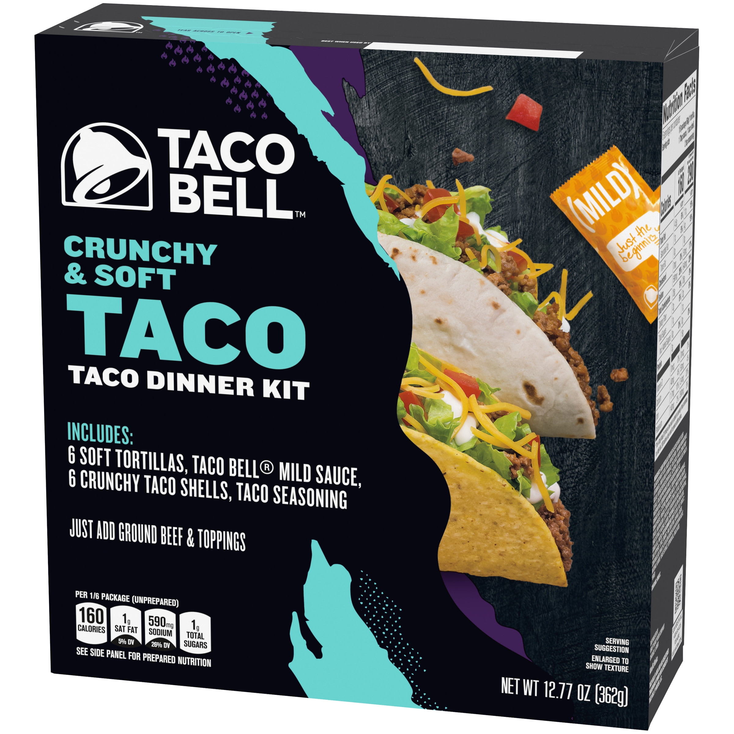 Taco Bell Crunchy Taco Shell Nutrition Facts - Propranolols