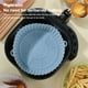 thumbnail image 5 of Olla para freidora de aire Injueey Cesta de horno resistente al calor de silicona Azul claro, 5 of 6