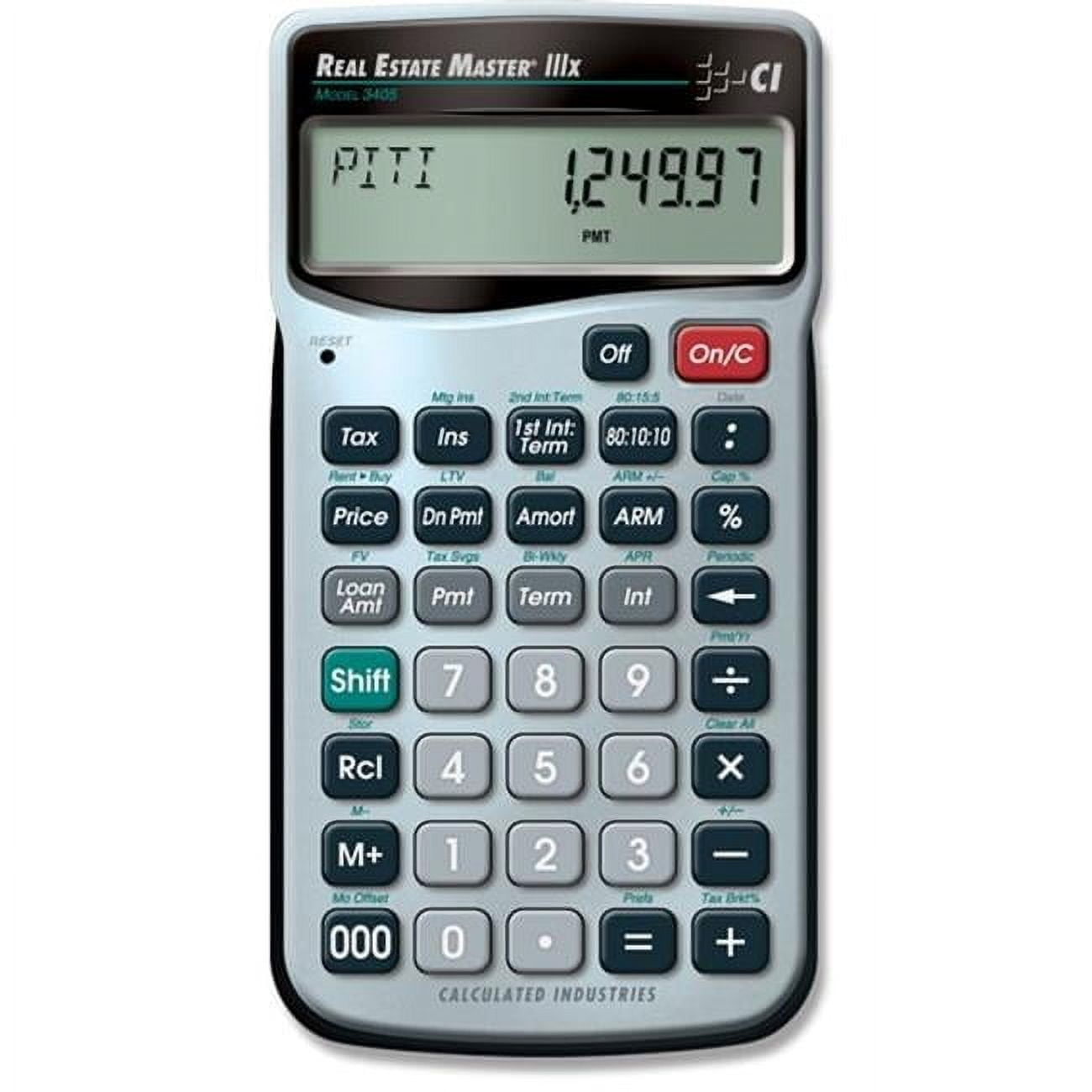 Calc Industries Calc Ind 3405 - Realestate Master Iiix