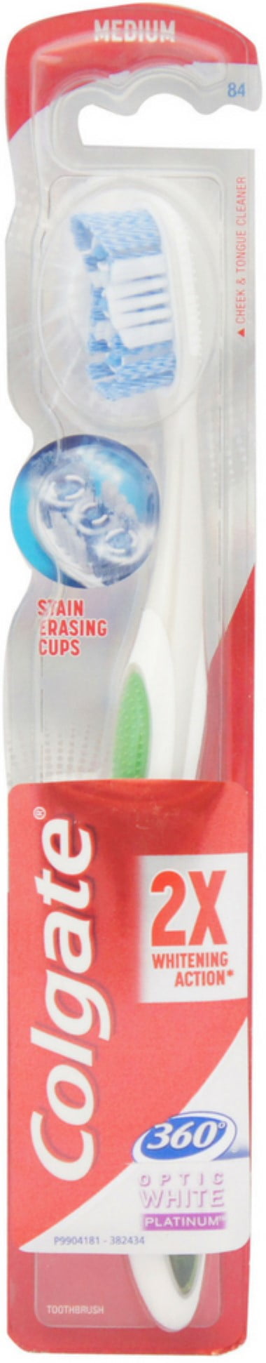 colgate 360 optic white battery toothbrush replacement head