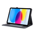 thumbnail image 6 of For iPad (A16) 11th / 10th Generation 11 inch Leather Folio Case Flip Stand Cover with Hand Strap, 6 of 8