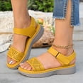thumbnail image 2 of WILLBEST Sandalias Casuales Para Mujer Sandalias Cómodas Para Uso Diario Con Diseño Hueco Y Cierre Para Atuendos Casuales Y Actividades De Verano, 2 of 9
