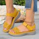 thumbnail image 2 of WILLBEST Sandalias Casuales Para Mujer Sandalias Cómodas Para Uso Diario Con Diseño Hueco Y Cierre Para Atuendos Casuales Y Actividades De Verano, 2 of 9