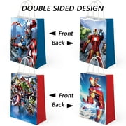 Marvel Superhero Spider-Man Gift Bag, Birthday Party Ornament Gift Bag, Candy Bag