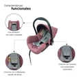 thumbnail image 2 of Portabebé Autoasiento D’bebé Mai Travel 3 En 1 Rosa, 2 of 5