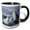 Black/White, variant on 3drose, Iceland, Jokulsarlon. Vatnajokull Glacier Fills the Frozen Lagoon., 11oz Two-tone Green Mug