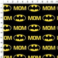 thumbnail image 2 of Batman Bat Mom Shield Logo Premium Roll Gift Wrap Wrapping Paper, 2 of 5