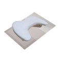 thumbnail image 1 of HILABEE PU Leather U Shape Arm Rest Comfortable Professional Portable with Mat Manicure white with white mat, 1 of 9