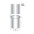 thumbnail image 2 of (Nominal) Diameter x  Height 304 Stainless Steel Trash Grommets for Countertop Inserted Trash Chutes, 2 of 4