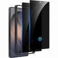 thumbnail image 1 of ccwmincc 2 Pack for Samsung Galaxy S26 Ultra Privacy Screen Protector Tempered Glass, Fingerprint Unlocking, 25° Anti Spy S26 Ultra Screen Protector, Full Coverage, Case Friendly, Easy Installation, 1 of 1