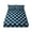 Black&Blue, variant on Checkerboard Plaid Microfiber Bedding 3 Piece Set,Deep Pocket Elastic Fitted Sheet & Matching Pillow Shams Design,Apartment Dorm Bedroom Decor Bed Linen 70.9"Wx78.7"L