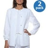 Unisex Snap-Front Two-Pocket Scrub Jacket, Value Bundle