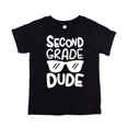 thumbnail image 4 of Olive Loves Apple 2nd Grade Dude First Day of School Gift Back to School T-Shirt Boys Back to School Black Shirt Youth Small, 4 of 5