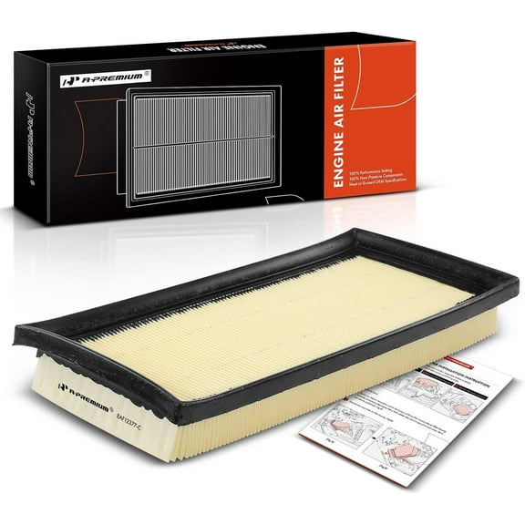 A-Premium Engine Air Filter Compatible with Mitsubishi Mirage 2014-2023, Mirage G4 2017-2023, L3 1.2L, Flexible Panel, Replace# 178010Y040